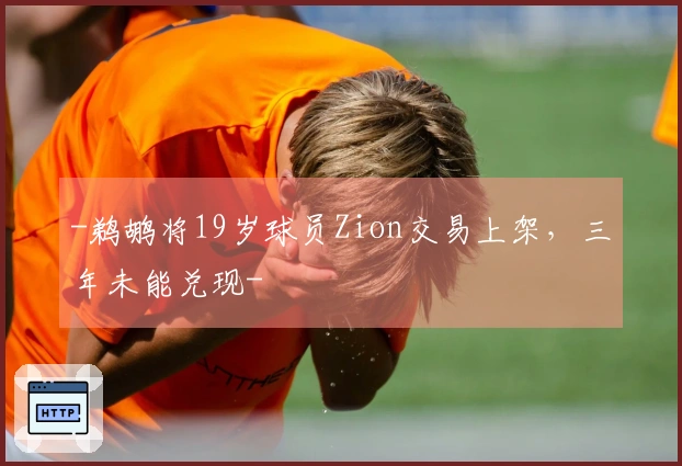 -鹈鹕将19岁球员Zion交易上架，三年未能兑现-